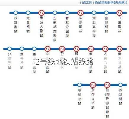 2号线地铁站线路