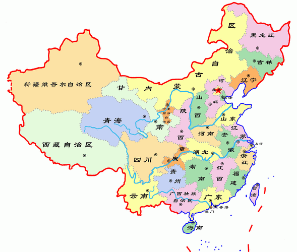 中国各省地图高清版大图