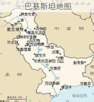 巴基斯坦地图