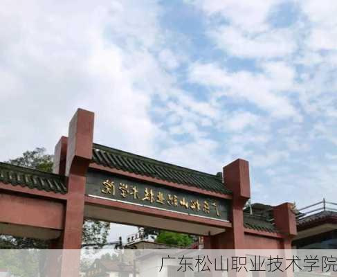 广东松山职业技术学院