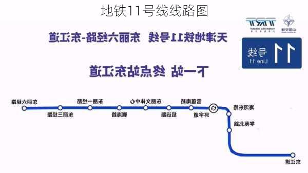 地铁11号线线路图