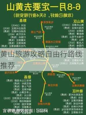 黄山旅游攻略自由行路线推荐