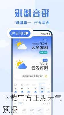 下载官方正版天气预报