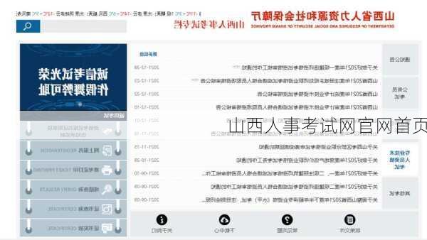 山西人事考试网官网首页