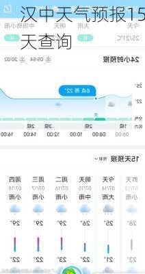 汉中天气预报15天查询