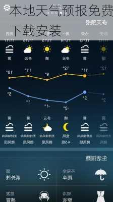 本地天气预报免费下载安装