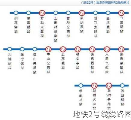 地铁2号线线路图