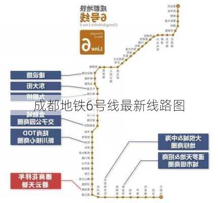 成都地铁6号线最新线路图