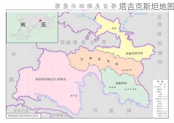 塔吉克斯坦地图